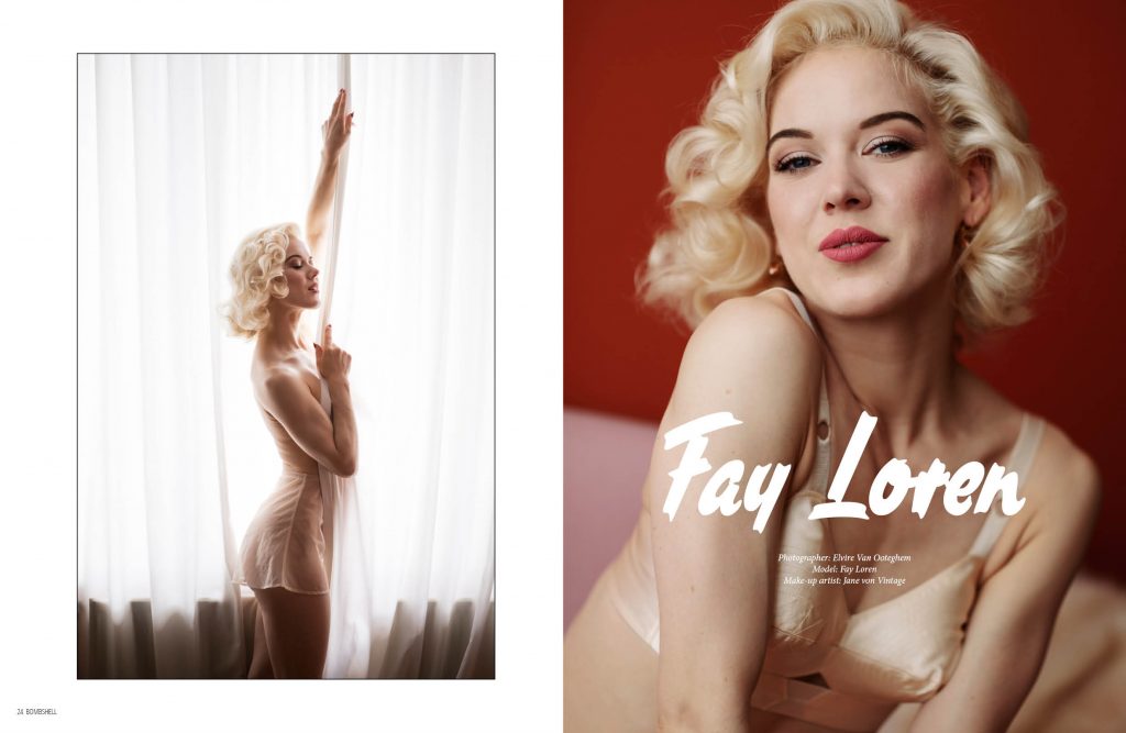 bombshell magazine Fay Loren