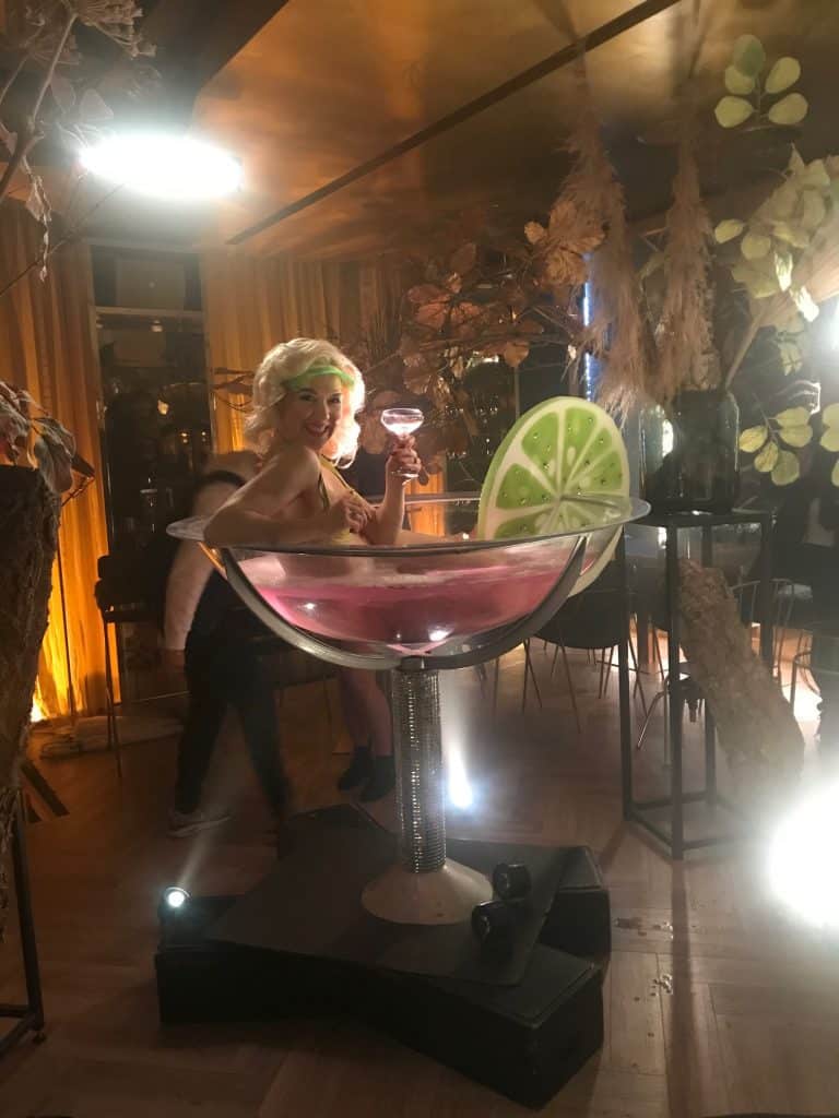 gigantisch cocktailglas huren